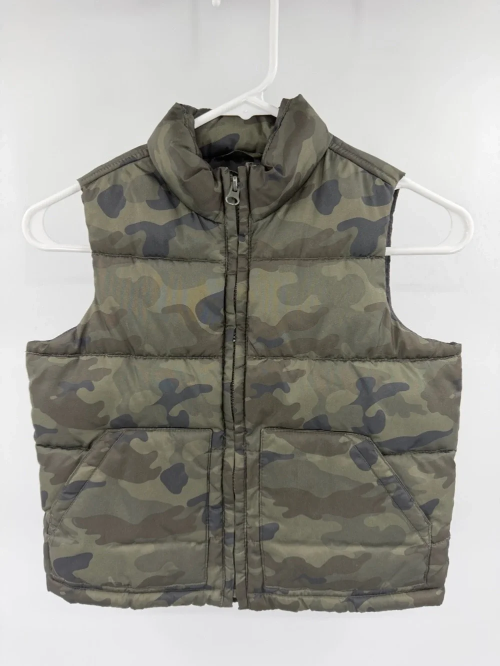 Old‎ Navy Green Camo Puffer Vest Kids Size XS/5
